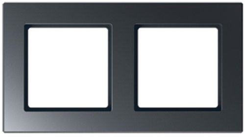 Рамка универсальная Jung A creation 2-м. антрацит фото Рамка универсальная Jung A creation 2-м. антрацит картинка